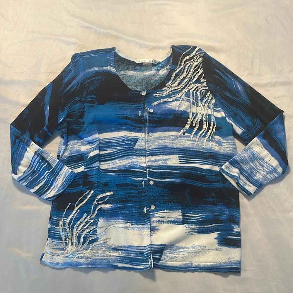 Peter Nygard Sequinned Cardigan